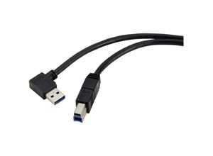 4064161187013 - USB-Kabel usb 32 Gen1 (usb 30   usb 31 Gen1) usb-a Stecker usb-b Stecker 180 m Schwar - Renkforce