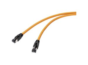 4064161187143 - RF-4769898 RJ45 Netzwerkkabel Patchkabel cat 81 s ftp 030 m Orange vergoldete Steckkont - Renkforce