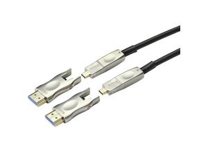 4064161188027 - HDMI Adapterkabel HDMI-A Stecker HDMI-Micro-D Stecker HDMI-A Stecker HDMI-Micro-D Stecker 2000 m Schwarz SP-9538580 4K UHD PVC-Mantel