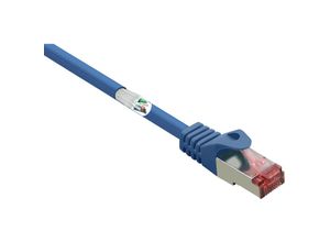 4064161200286 - RF-4981664 RJ45 Netzwerkkabel Patchkabel cat 6 s ftp 200 m Blau mit Rastnasenschutz ver - Renkforce