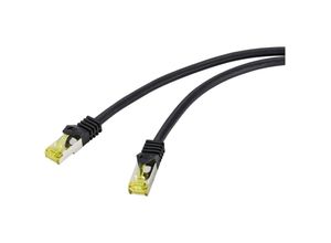 4064161200446 - RF-4995160 RJ45 Netzwerkkabel Patchkabel cat 6a (Rohkabel cat 7) s ftp 050 m Schwarz tpe - Renkforce