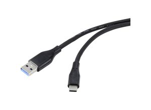 4064161200491 - USB-Kabel usb 32 Gen1 (usb 30   usb 31 Gen1) usb-a Stecker usb-c® Stecker 050 m Schwa - Renkforce