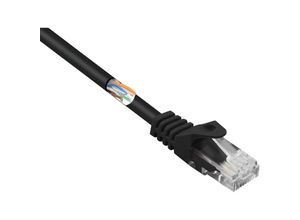 4064161203065 - RF-5043848 RJ45 Netzwerkkabel Patchkabel cat 5e u utp 500 m Schwarz mit Rastnasenschutz - Renkforce