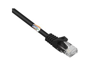 4064161203096 - RF-5043854 RJ45 Netzwerkkabel Patchkabel CAT 5e U UTP 015 m Schwarz mit Rastnasenschutz