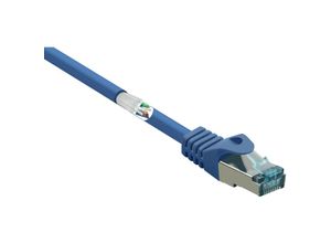 4064161203416 - RF-5043918 RJ45 Netzwerkkabel Patchkabel cat 6a s ftp 1000 m Blau mit Rastnasenschutz f - Renkforce