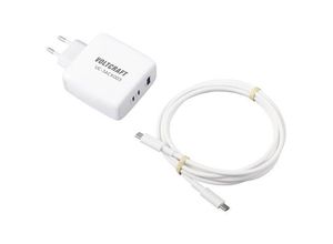 4064161227108 - GaN VC-13079915 USB-Ladegerät 120 W Innenbereich Ausgangsstrom (max) 5 A 3 x USB-C® USB-A USB Power Delivery (USB-PD)