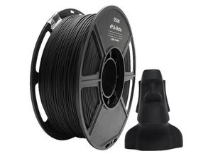 4064161240084 - ESUN ePLA-Matte Black Filament PLA Matt 175 mm 1 kg Schwarz (matt)