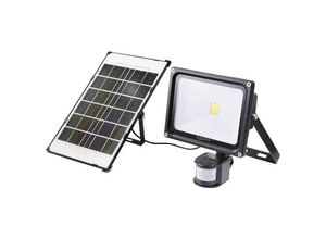 4064161240350 - Sygonix SY-5461110 Solar-Spot mit Bewegungsmelder 30 W Neutralweiß Schwarz