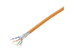 4064161244204 - TRU COMPONENTS TC-11008824 Netzwerkkabel CAT 7a S FTP 4 x 2 x 026 mm² CPR-Dca zertifiziert Orange 100 m