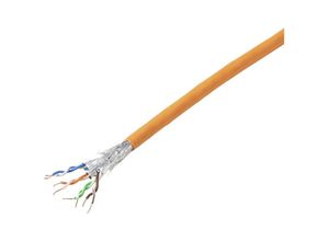 4064161244211 - TRU COMPONENTS TC-11008828 Netzwerkkabel CAT 7a S FTP 4 x 2 x 026 mm² CPR-Dca zertifiziert Orange 305 m