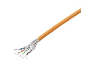 4064161244242 - TRU COMPONENTS TC-11008840 Netzwerkkabel CAT 6a S FTP 4 x 2 x 024 mm² CPR-Dca zertifiziert Orange 100 m