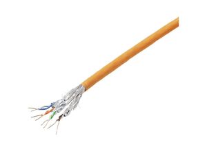 4064161244259 - TRU COMPONENTS TC-11008844 Netzwerkkabel CAT 6a S FTP 4 x 2 x 024 mm² CPR-Dca zertifiziert Orange 305 m