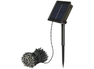 4064161245171 - Solar-Lichterkette SY-5596928 led Warmweiß Kaltweiß Schwarz Standard-Grün (seidenmatt - Sygonix