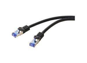 4064161258591 - RF-5771526 RJ45 Netzwerkkabel Patchkabel cat 6a s ftp 050 m Schwarz Halogenfrei 1 St - Renkforce