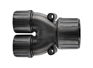 4064161264110 - 166-25803 HG28-Y21 Y-Verteiler Schwarz 28 mm 21 mm 21 mm 1 St - Hellermanntyton