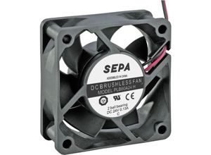 4064161270968 - Sepa - PLB60A24SE16A Axiallüfter 24 v dc 367 m³ h (l x b x h) 60 x 60 x 25 mm