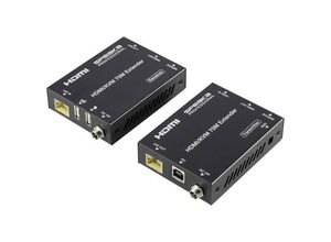 4064161292021 - Speaka Professional - SP-11562928 1 Port hdmi Extender Set über pc steuerbar 4096 x 2160 Pixel Schwarz