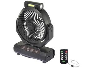 4064161312132 - Sygonix - Akku-Ventilator 46 w (ø) 205 mm Schwarz