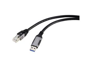 4064161314952 - Usb Netzwerk Adapterkabel [1x usb 32 Gen 1 Stecker a (usb 30) - 1x RJ45-Stecker] 180 - Renkforce