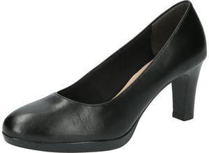 4064197396120 - Tamaris Pumps Leder Blockabsatz für Damen schwarz 40