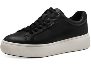 4064198032164 - Tamaris Sneaker Leder für Damen schwarz 39