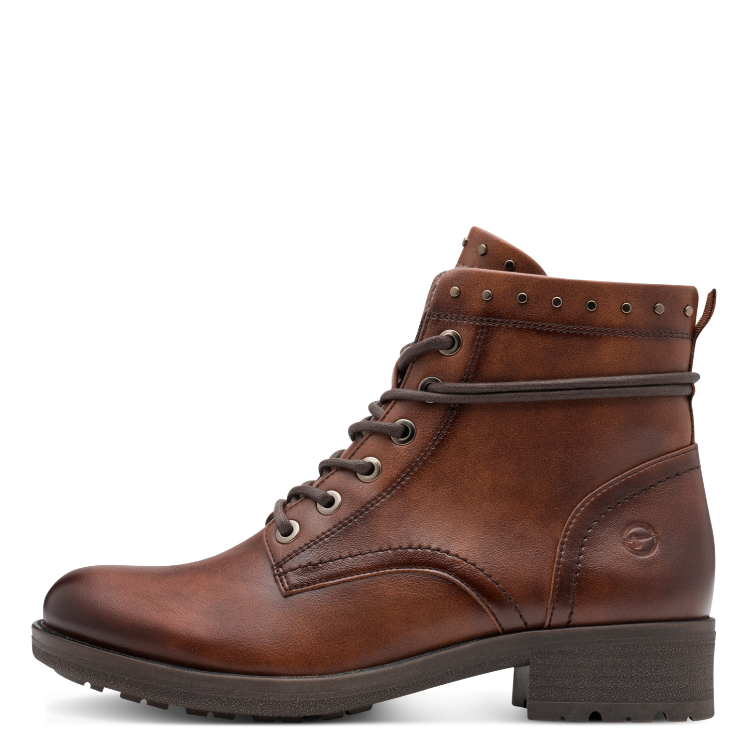 4064199762732 - Damen Stiefeletten Tamaris en cuir marron à lacets