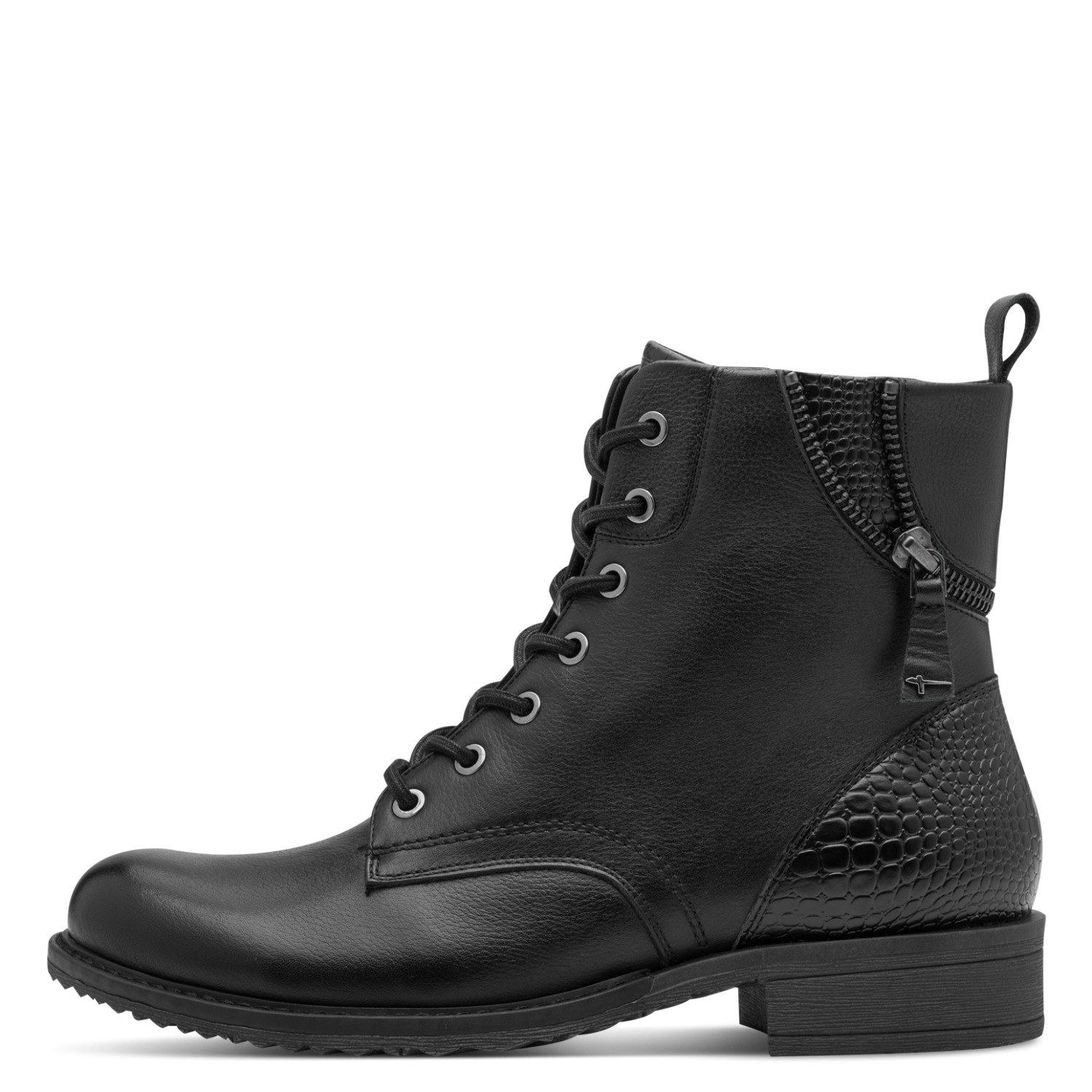 4064199850835 - Damen Stiefeletten Tamaris en cuir à lacets zippé 4064199850835 - Damen Stiefeletten Tamaris en cuir à lacets zippé