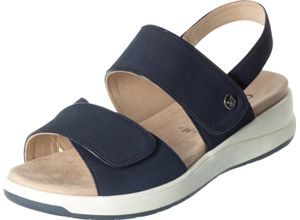 4064211811202 - Sandalen Leder-Synthetik Memory-Foam für Damen blau 38