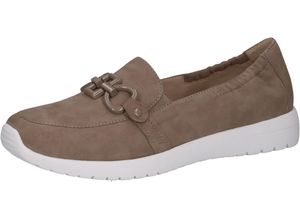 4064215461236 - Slipper Leder Deko-Schnalle für Damen braun 38