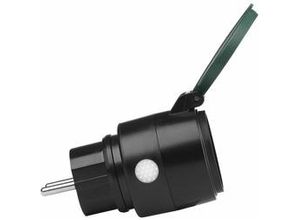 4064252000511 - Mega Light - MegaLight Schutzkontakt-Stecker Smart Plug Tuya IP44 schwarz IP44 16dBm Schalter