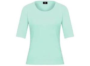 4064308794753 - Rundhals-Shirt Modell Velvet türkis 42 4064308794753 - Rundhals-Shirt Modell Velvet türkis 42
