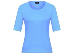 4064308794807 - Rundhals-Shirt Modell Velvet blau 36