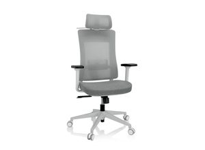 4064323023326 - Profi Bürostuhl COMFIO WMH Stoff Netzstoff mit Armlehnen (höhenverstellbar) hjh OFFICE