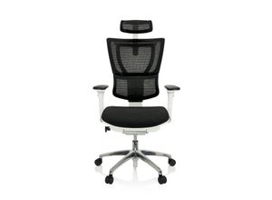 4064323023333 - Luxus Chefsessel ERGOHUMAN SLIM Netzstoff mit Armlehnen (höhenverstellbar) hjh OFFICE