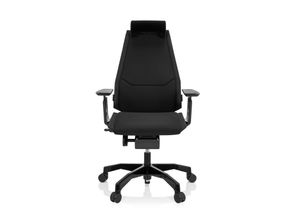 4064323023340 - High End Bürostuhl GENIDIA BLACK Stoff mit Armlehnen hjh OFFICE