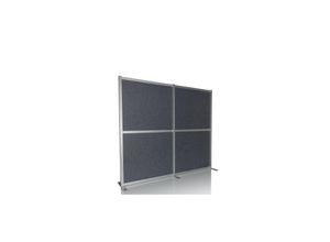 4064323037484 - Trennwand FLEXMIUT MODUL Stoff Kunststoff Aluminium Stahl hjh OFFICE