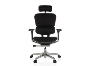 4064323037675 - Luxus Chefsessel ERGOHUMAN GEN2 Stoff mit Armlehnen (höhenverstellbar) hjh OFFICE