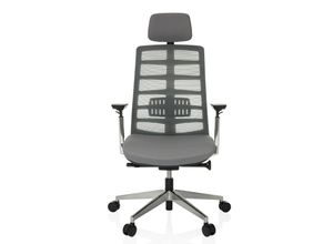 4064323039129 - High End Bürostuhl SPINIO ELITE Stoff   Netzstoff mit Armlehnen (höhenverstellbar)