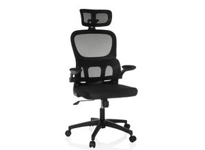 4064323106579 - Home Office Bürostuhl ERGOMY FLEX Stoff Netzstoff mit Armlehnen 4064323106579 - Home Office Bürostuhl ERGOMY FLEX Stoff Netzstoff mit Armlehnen