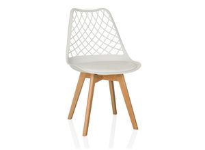 4064323107170 - hjh LIVING Schalenstuhl SCANDI HOL Kunststoff ohne Armlehnen