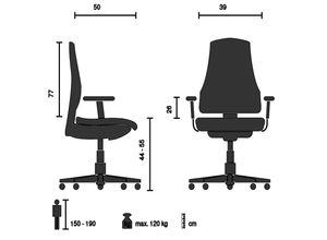 4064323107545 - Gamingstuhl GAMEBREAKER W02 Kunstleder mit Armlehnen
