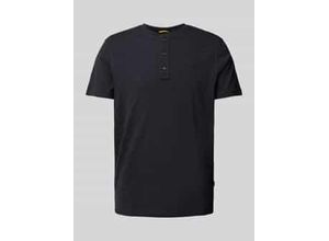 4064478740109 - T-Shirt mit Serafino-Ausschnitt