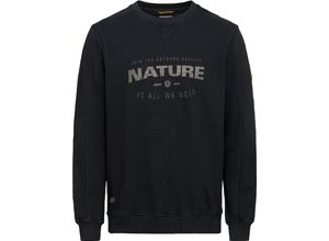 4064478756629 - Sweatshirt Print für Herren grau M