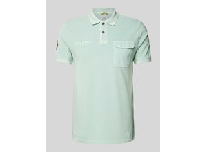 4064478761913 - Poloshirt mit Label-Stitching