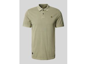 4064478762453 - Poloshirt mit Label-Stitching