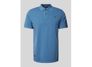 4064478762637 - Poloshirt mit Label-Stitching