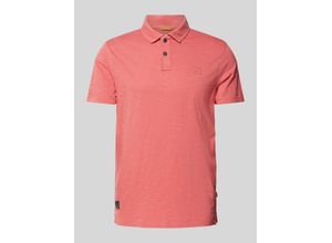 4064478763306 - Poloshirt mit Label-Stitching