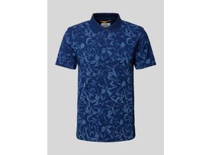 4064478763924 - Slim Fit Poloshirt mit floralem Muster