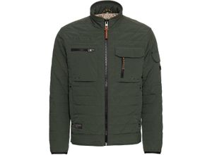 4064478765010 - Blouson Stehkragen Brusttaschen für Herren grün 27