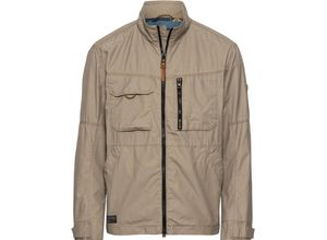 4064478766116 - Blouson Stehkragen Brusttaschen für Herren beige 52